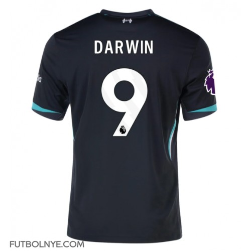 Camiseta Liverpool Darwin Nunez #9 Visitante Equipación 2024-25 manga corta